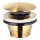 KFA Armatura 660-320-31 - Válvula de drenagem CLICK-CLACK diâmetro 6,6 cm aço inoxidável/solo dourado
