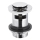KFA Armatura 660-354-00 - Válvula de lavatório com descarga CLICK-CLACK diâmetro 6,2 cm cromado brilhante