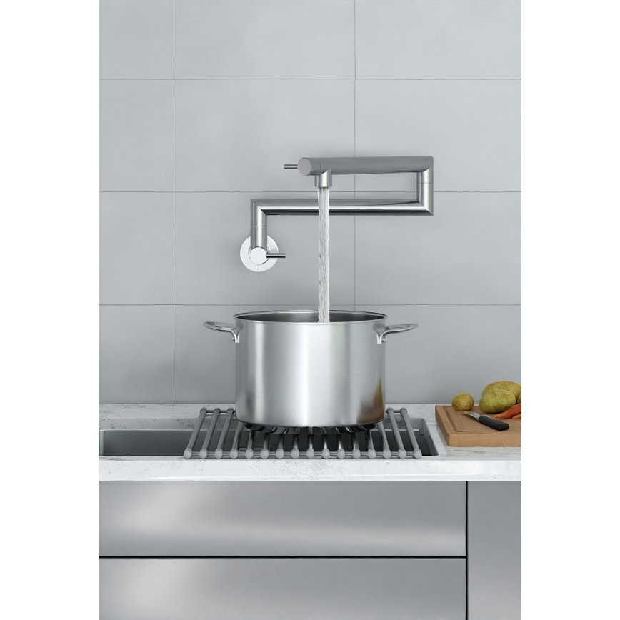 KFA Armatura 6623-030-22 - Torneira de cozinha com junta DUERO POT FILLER aço inoxidável