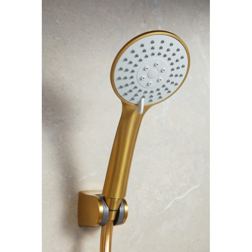 KFA Armatura 841-220-31 - Conjunto de chuveiro MOZA solo dourado