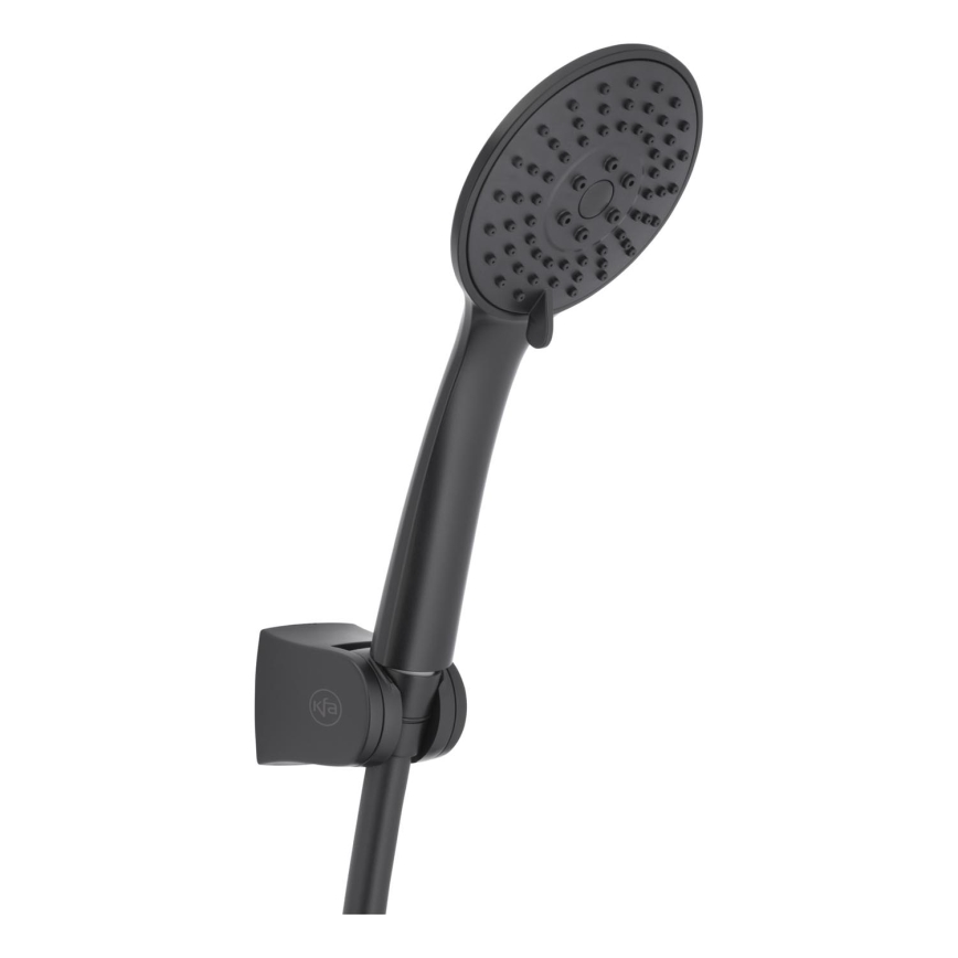 KFA Armatura 841-220-81 - Conjunto de chuveiro MOZA mate preto
