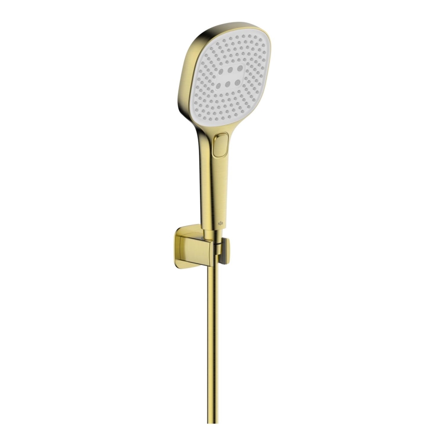 KFA Armatura 841-255-31 - Conjunto de duche MALAGA com acabamento dourado escovado