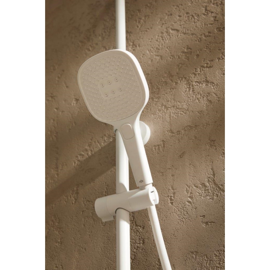 KFA Armatura 841-352-44 - Conjunto de duche MALAGA branco