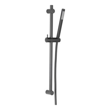 KFA Armatura 841-363-81 - Conjunto de chuveiro MOZA aço inoxidável/mate preto