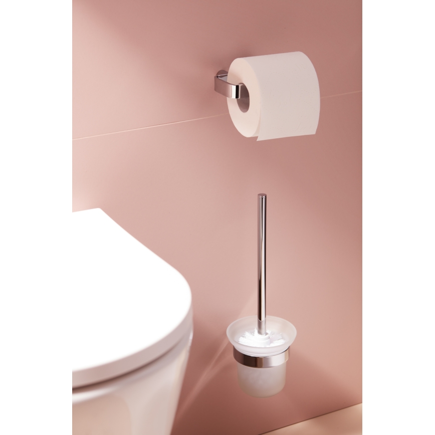 KFA Armatura 864-022-00 - Suporte de papel higiénico cromado brilhante
