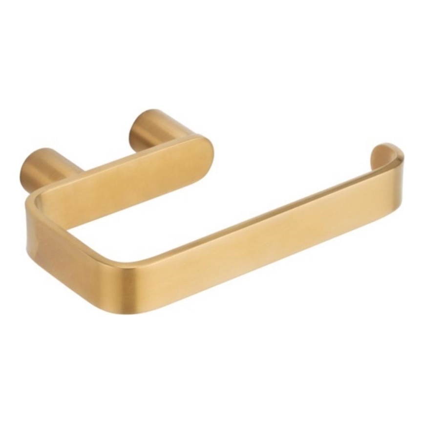 KFA Armatura 864-022-31 - Suporte de papel higiénico aço inoxidável/solo dourado