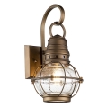 Kichler - Aplique de parede exterior BRIDGE POINT 1xE27/60W/230V IP44 latão