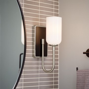Kichler - Aplique LED para casa de banho SOLIA 1xG9/3W/230V IP44 cromado mate