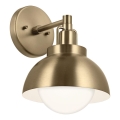 Kichler - Candeeiro de parede NIVA 1xE27/40W/230V latão