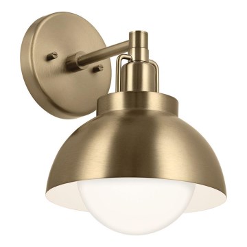 Kichler - Candeeiro de parede NIVA 1xE27/40W/230V latão