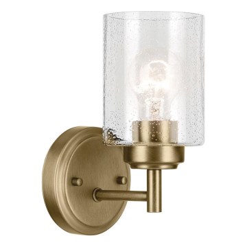 Kichler - Candeeiro de parede WINSLOW 1xE27/60W/230V latão