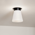 Kichler - Candeeiro de tecto ALBERS 1xE27/40W/230V Ø 21,6 cm preto