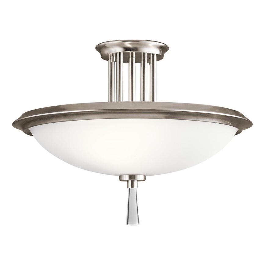 Kichler - Candeeiro integrado DREYFUS 3xE27/60W/230V cromado mate