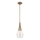Kichler - Candeeiro suspenso DEELA 1xE27/60W/230V diâmetro 17,8 cm latão