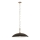 Kichler - Candeeiro suspenso DELAROSA 1xE27/60W/230V preto/latão