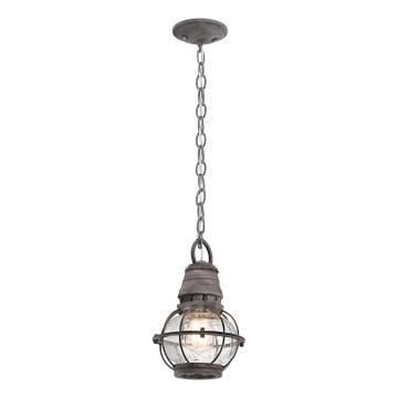 Kichler - Candeeiro suspenso exterior BRIDGE POINT 1xE27/60W/230V IP44