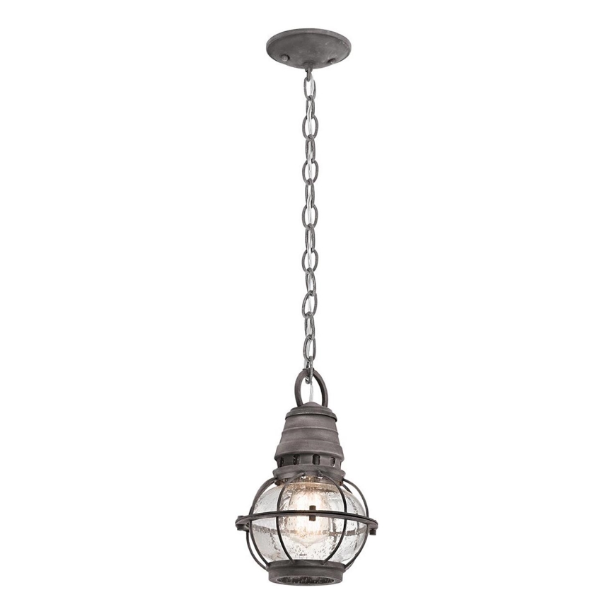 Kichler - Candeeiro suspenso exterior BRIDGE POINT 1xE27/60W/230V IP44