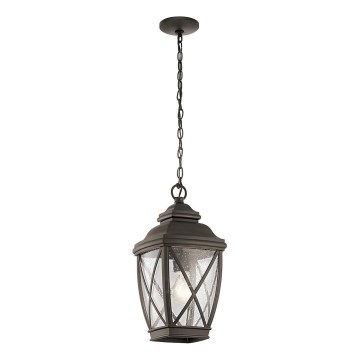 Kichler - Candeeiro suspenso exterior TANGIER 1xE27/60W/230V IP44