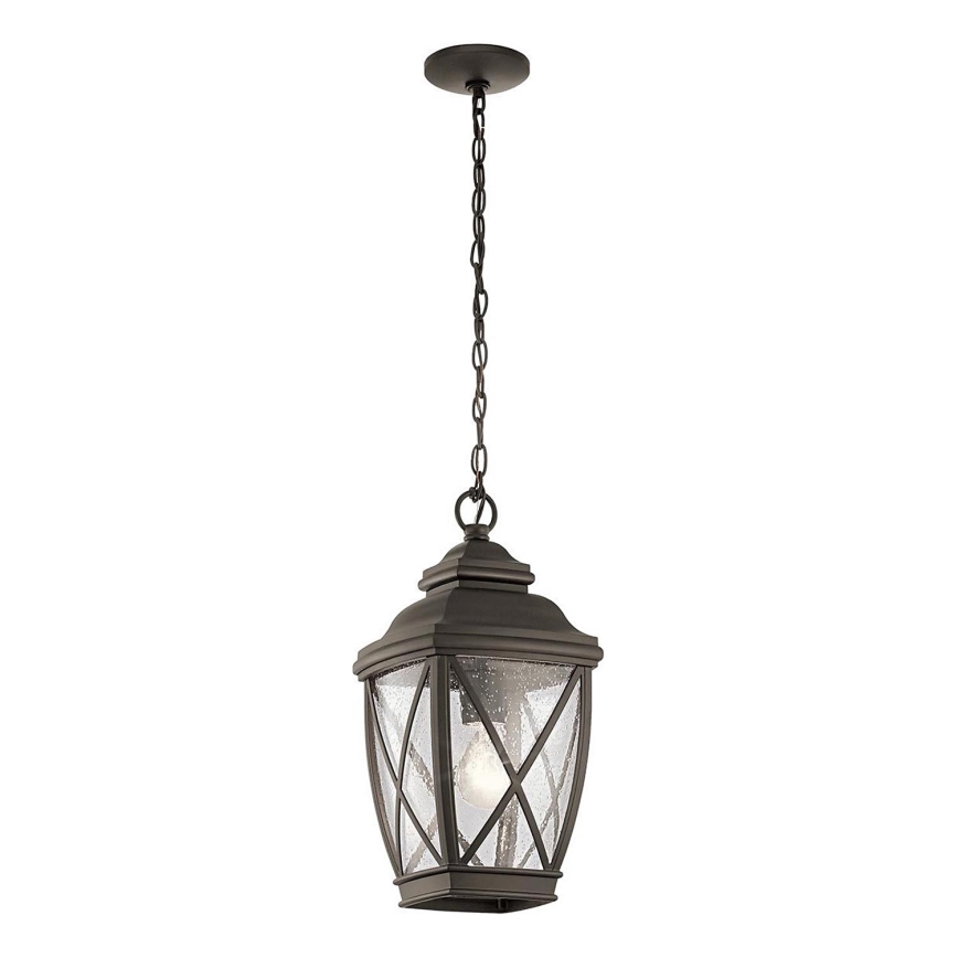 Kichler - Candeeiro suspenso exterior TANGIER 1xE27/60W/230V IP44
