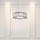Kichler - Candeeiro suspenso para casa de banho LED CRYSTAL SKYE 6xG9/3W/230V IP44