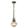 Kichler - Candeeiro suspenso para exterior com corrente BRIDGE POINT 1xE27/60W/230V IP44 bronze