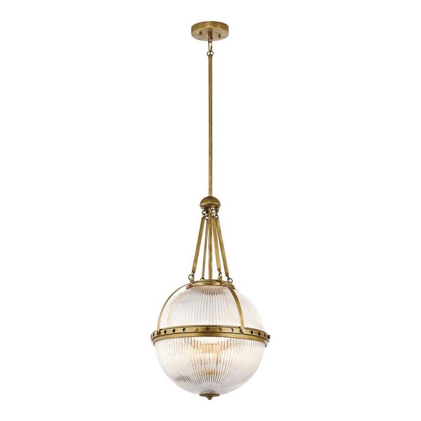 Kichler - Candelabro suspenso ASTER 3xE14/60W/230V dourada