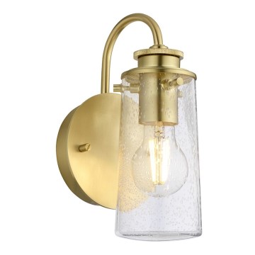 Kichler -  Iluminação de parede de casa de banho BRAELYN 1xE27/40W/230V IP44 dourado