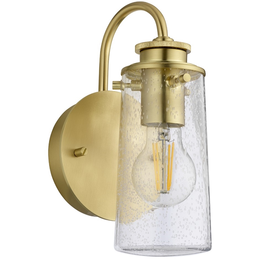 Kichler -  Iluminação de parede de casa de banho BRAELYN 1xE27/40W/230V IP44 dourado