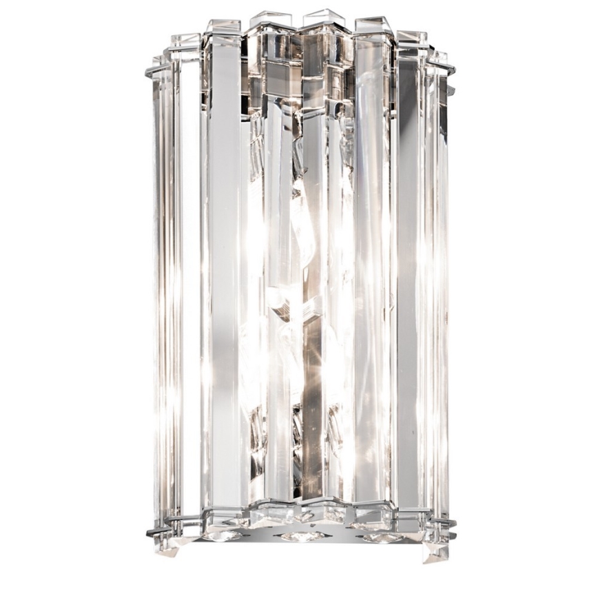 Kichler - Iluminação de parede de casa de banho LED CRYSTAL SKYE 2xG9/3W/230V IP44