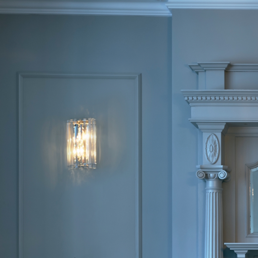 Kichler - Iluminação de parede de casa de banho LED CRYSTAL SKYE 2xG9/3W/230V IP44