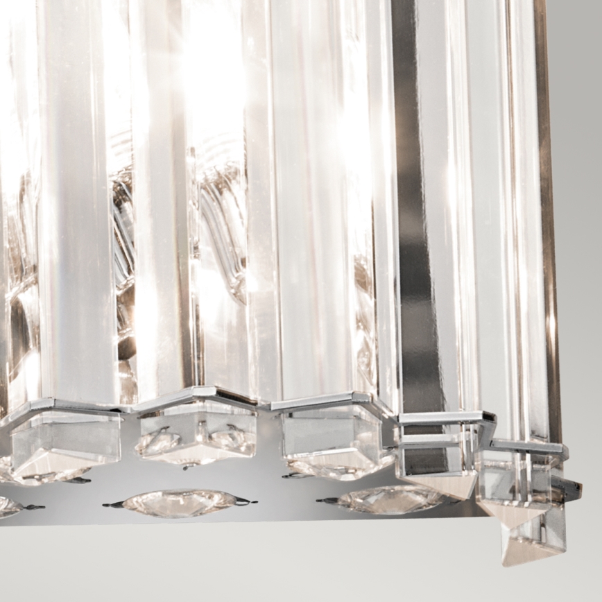 Kichler - Iluminação de parede de casa de banho LED CRYSTAL SKYE 2xG9/3W/230V IP44
