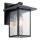 Kichler - Iluminação de parede exterior CAPPANNA 1xE27/60W/230V IP44 preto