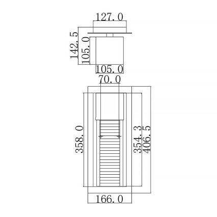 Kichler - Iluminação de parede exterior LED SOREL 1xGU10/7W/230V IP44 antracite