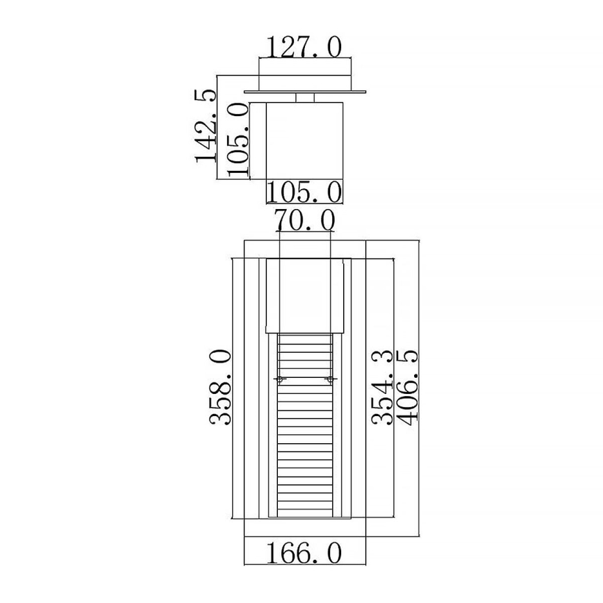 Kichler - Iluminação de parede exterior LED SOREL 1xGU10/7W/230V IP44 antracite