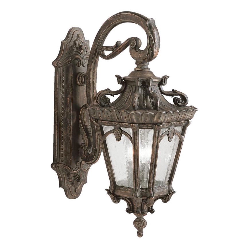 Kichler - Iluminação de parede exterior TOURNAI 3xE14/60W/230V IP44