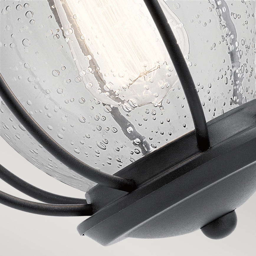 Kichler - Iluminação de parede exterior VANDALIA 1xE27/60W/230V IP44 antracite
