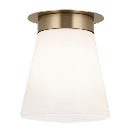 Kichler - Candeeiro de tecto ALBERS 1xE27/40W/230V diâmetro 21,6 cm bronze