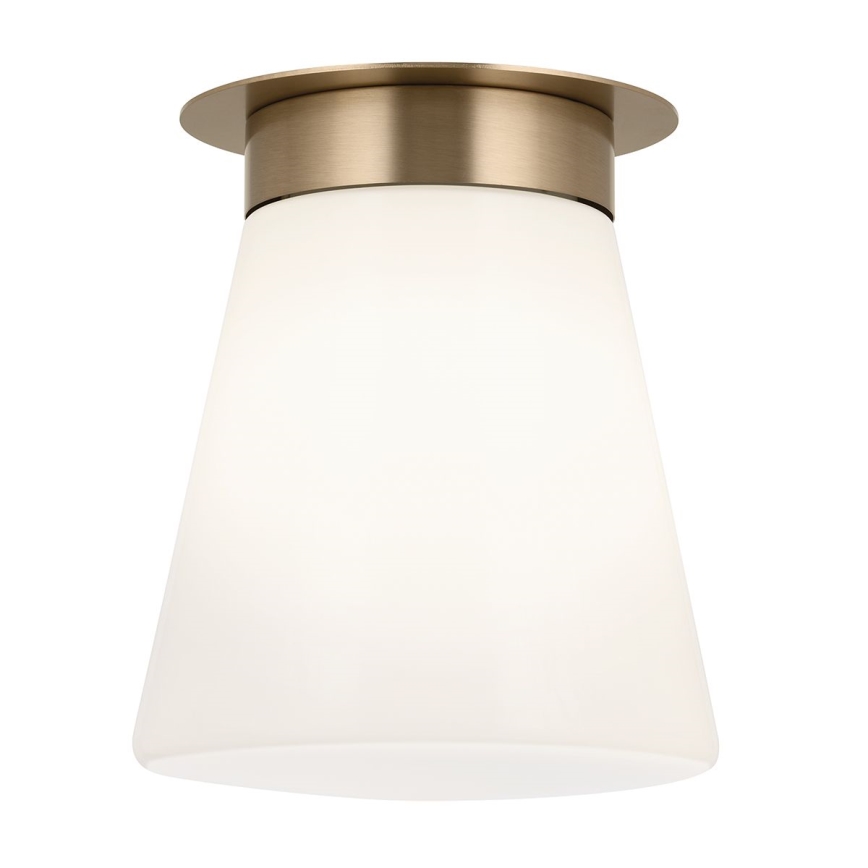 Kichler - Candeeiro de tecto ALBERS 1xE27/40W/230V diâmetro 21,6 cm bronze