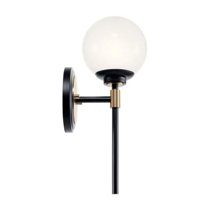Kichler - Aplique de parede LED para casa de banho BENNO 2xG9/3W/230V dourado IP44