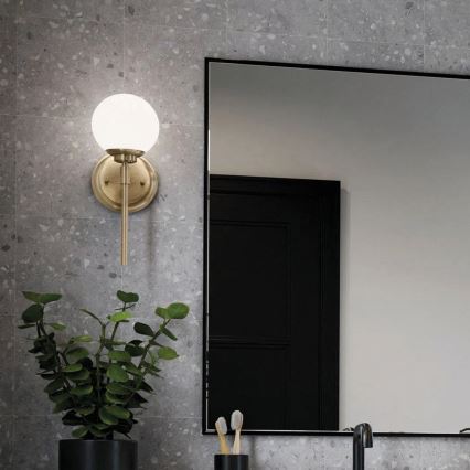Kichler - Iluminação de parede de casa de banho LED BENNO 1xG9/3W/230V IP44 latão