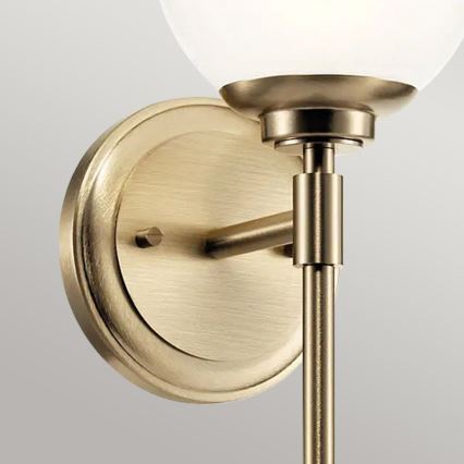Kichler - Iluminação de parede de casa de banho LED BENNO 1xG9/3W/230V IP44 latão