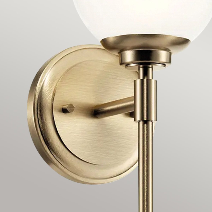 Kichler - Iluminação de parede de casa de banho LED BENNO 1xG9/3W/230V IP44 latão