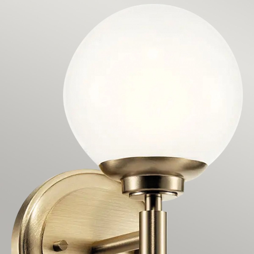 Kichler - Iluminação de parede de casa de banho LED BENNO 1xG9/3W/230V IP44 latão
