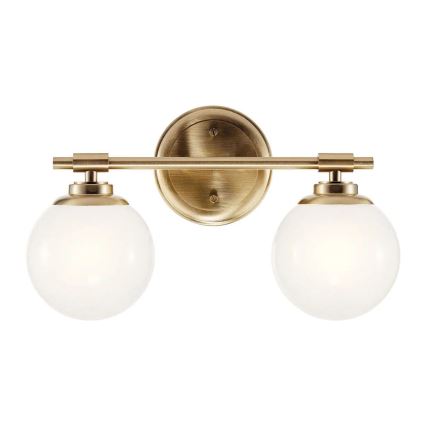 Kichler - Iluminação de parede de casa de banho LED BENNO 2xG9/3W/230V IP44 latão