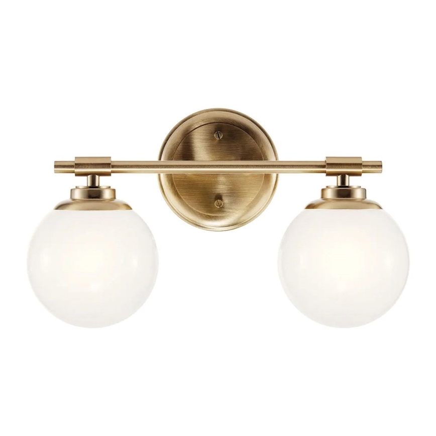 Kichler - Iluminação de parede de casa de banho LED BENNO 2xG9/3W/230V IP44 latão