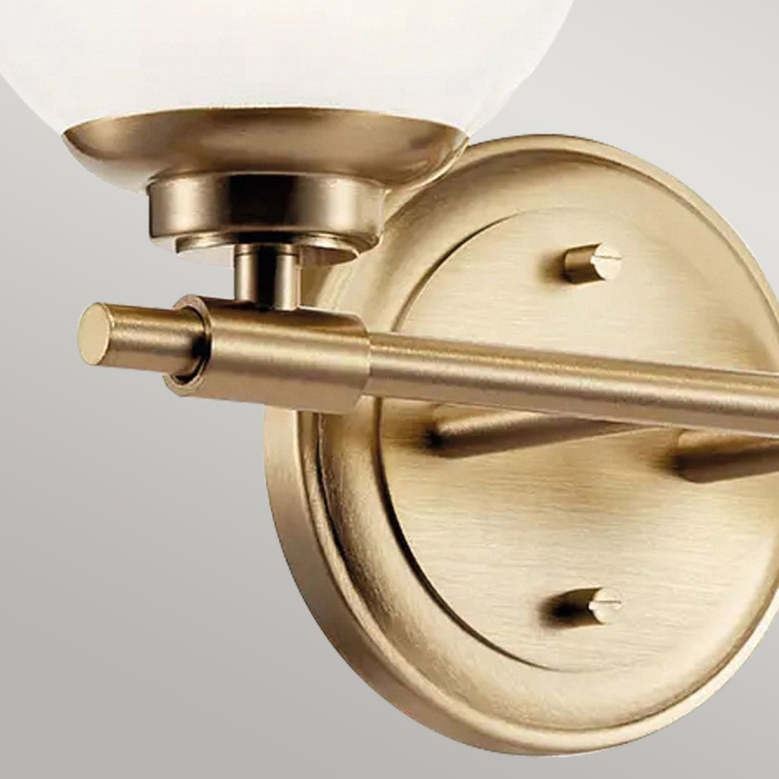 Kichler - Iluminação de parede de casa de banho LED BENNO 2xG9/3W/230V IP44 latão