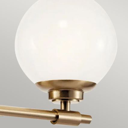Kichler - Iluminação de parede de casa de banho LED BENNO 2xG9/3W/230V IP44 latão