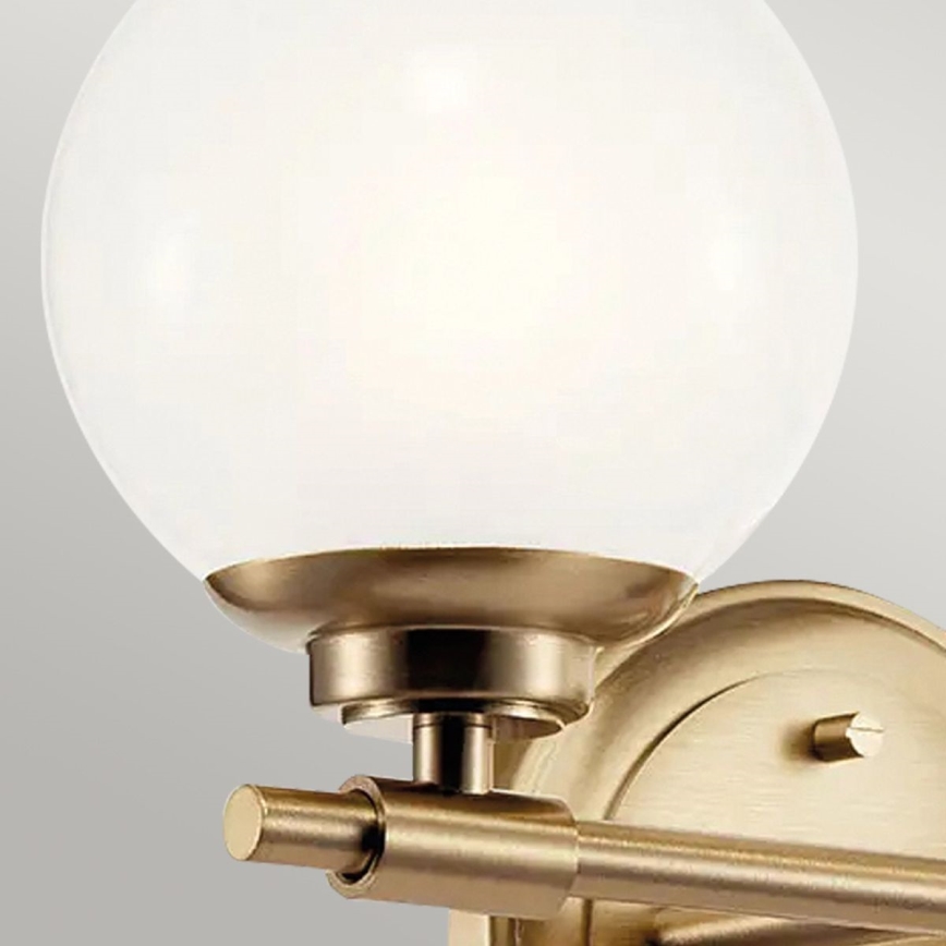 Kichler - Iluminação de parede de casa de banho LED BENNO 2xG9/3W/230V IP44 latão