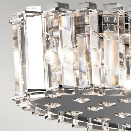 Kichler - Candeeiro suspenso para casa de banho LED CRYSTAL SKYE 12xG9/3W/230V IP44