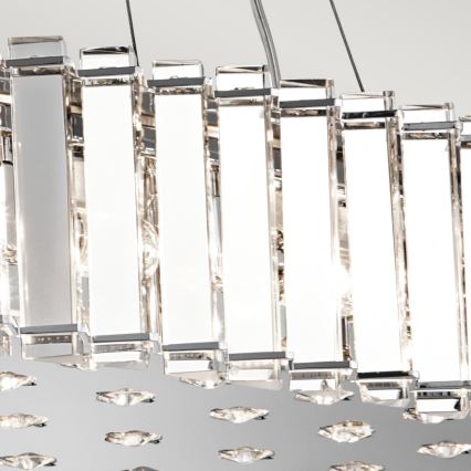 Kichler - Candeeiro suspenso para casa de banho LED CRYSTAL SKYE 12xG9/3W/230V IP44